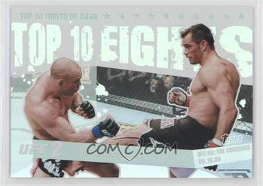 2010 Topps UFC Main Event - Top 10 Fights of 2009 #TT09 4 - Rich Franklin vs. Wanderlei Silva