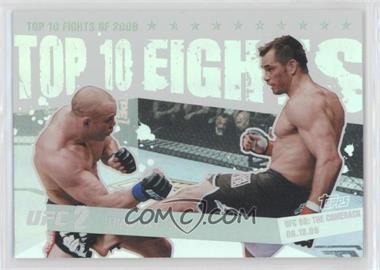 2010 Topps UFC Main Event - Top 10 Fights of 2009 #TT09 4 - Rich Franklin vs. Wanderlei Silva