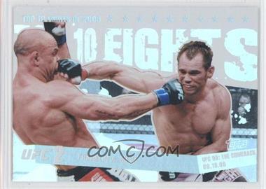 2010 Topps UFC Main Event - Top 10 Fights of 2009 #TT09 5 - Rich Franklin vs. Wanderlei Silva