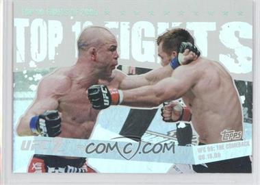 2010 Topps UFC Main Event - Top 10 Fights of 2009 #TT09 6 - Rich Franklin vs. Wanderlei Silva