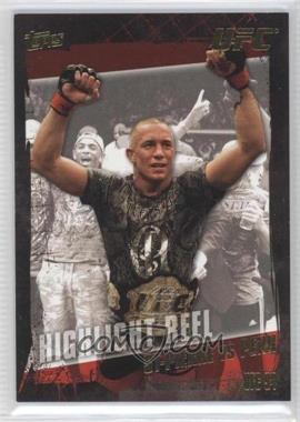 2010 Topps UFC Series 4 - [Base] - Gold #183 - Highlight Reel - Georges St-Pierre vs B.J. Penn