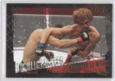 2010 Topps UFC Series 4 - [Base] - Gold #200 - Highlight Reel - Nick Osipczak vs Matt Riddle