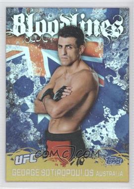 2010 Topps UFC Series 4 - Bloodlines #BL-10 - George Sotiropoulos