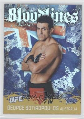 2010 Topps UFC Series 4 - Bloodlines #BL-10 - George Sotiropoulos