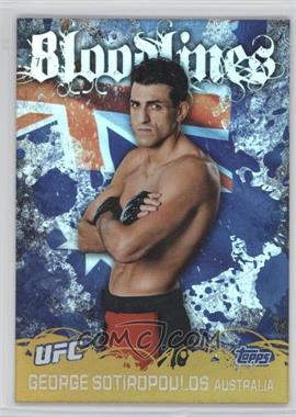 2010 Topps UFC Series 4 - Bloodlines #BL-10 - George Sotiropoulos