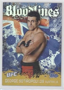 2010 Topps UFC Series 4 - Bloodlines #BL-10 - George Sotiropoulos