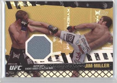 2010 Topps UFC Series 4 - Fight Mat Relics - Gold #FM-JM - Jim Miller /188