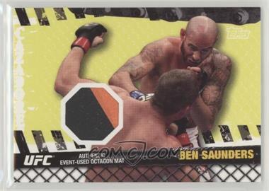 2010 Topps UFC Series 4 - Fight Mat Relics #FM-BS - Ben Saunders