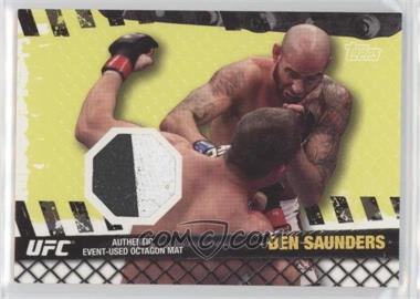2010 Topps UFC Series 4 - Fight Mat Relics #FM-BS - Ben Saunders