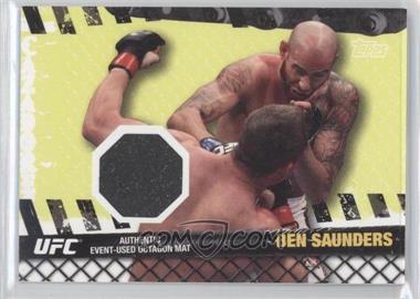 2010 Topps UFC Series 4 - Fight Mat Relics #FM-BS - Ben Saunders