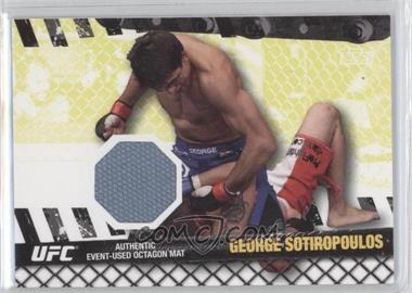 2010 Topps UFC Series 4 - Fight Mat Relics #FM-GS - George Sotiropoulos