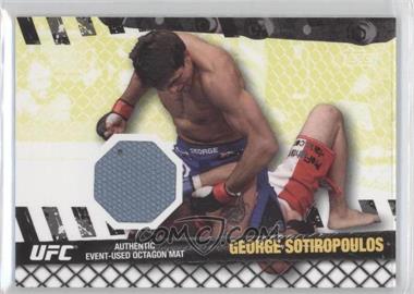 2010 Topps UFC Series 4 - Fight Mat Relics #FM-GS - George Sotiropoulos