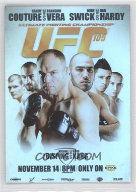 2010 Topps UFC Series 4 - Fight Poster Review #FPR-UFC105 - UFC105 (Randy Couture, Brandon Vera, Dan Hardy, Mike Swick, Michael Bisping, Denis Kang)