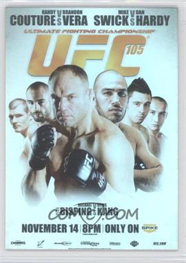 2010 Topps UFC Series 4 - Fight Poster Review #FPR-UFC105 - UFC105 (Randy Couture, Brandon Vera, Dan Hardy, Mike Swick, Michael Bisping, Denis Kang)