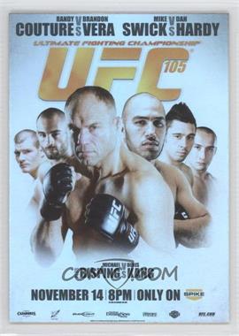 2010 Topps UFC Series 4 - Fight Poster Review #FPR-UFC105 - UFC105 (Randy Couture, Brandon Vera, Dan Hardy, Mike Swick, Michael Bisping, Denis Kang)