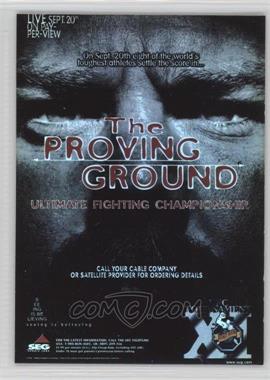 2010 Topps UFC Series 4 - Fight Poster Review #FPR-UFC11 - UFC11 (The Proving Ground)