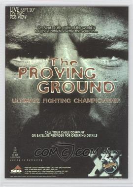 2010 Topps UFC Series 4 - Fight Poster Review #FPR-UFC11 - UFC11 (The Proving Ground)