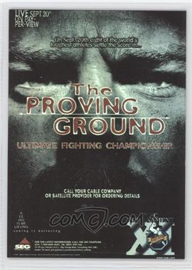 2010 Topps UFC Series 4 - Fight Poster Review #FPR-UFC11 - UFC11 (The Proving Ground)