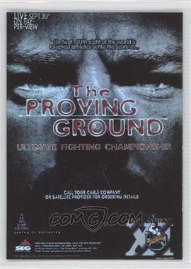 2010 Topps UFC Series 4 - Fight Poster Review #FPR-UFC11 - UFC11 (The Proving Ground)