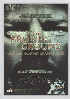 2010 Topps UFC Series 4 - Fight Poster Review #FPR-UFC11 - UFC11 (The Proving Ground)