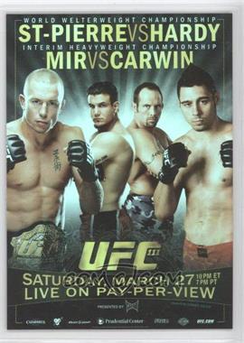 2010 Topps UFC Series 4 - Fight Poster Review #FPR-UFC111 - UFC111 (Georges St-Pierre vs. Dan Hardy)