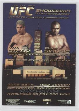 2010 Topps UFC Series 4 - Fight Poster Review #FPR-UFC32 - UFC32 (Tito Ortiz, Elvis Sinosic)