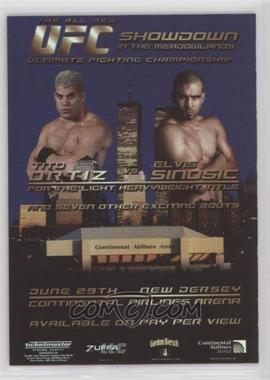 2010 Topps UFC Series 4 - Fight Poster Review #FPR-UFC32 - UFC32 (Tito Ortiz, Elvis Sinosic)