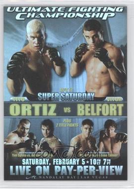 2010 Topps UFC Series 4 - Fight Poster Review #FPR-UFC51 - UFC51 (Tito Ortiz, Vitor Belfort, Tim Sylvia, Andrei Arlovski, David Terrell, Evan Tanner)