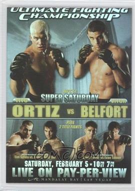 2010 Topps UFC Series 4 - Fight Poster Review #FPR-UFC51 - UFC51 (Tito Ortiz, Vitor Belfort, Tim Sylvia, Andrei Arlovski, David Terrell, Evan Tanner)