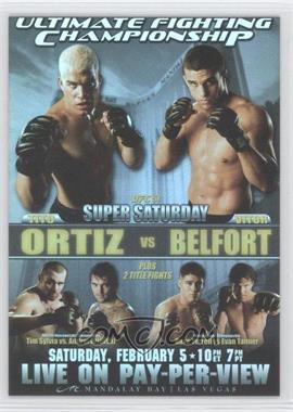 2010 Topps UFC Series 4 - Fight Poster Review #FPR-UFC51 - UFC51 (Tito Ortiz, Vitor Belfort, Tim Sylvia, Andrei Arlovski, David Terrell, Evan Tanner)