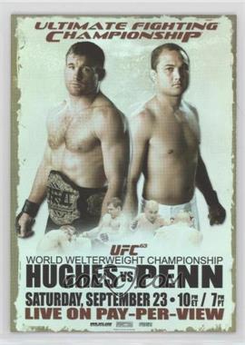 2010 Topps UFC Series 4 - Fight Poster Review #FPR-UFC63 - UFC63 (Matt Hughes, BJ Penn)