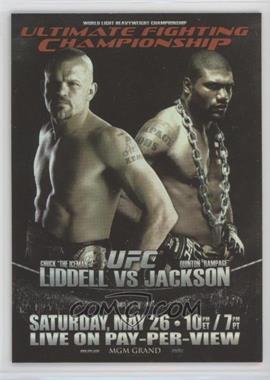 2010 Topps UFC Series 4 - Fight Poster Review #FPR-UFC71 - UFC71 (Quinton Jackson vs. Chuck Liddell)
