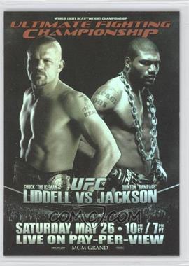 2010 Topps UFC Series 4 - Fight Poster Review #FPR-UFC71 - UFC71 (Quinton Jackson vs. Chuck Liddell)
