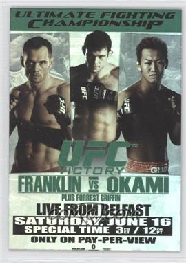 2010 Topps UFC Series 4 - Fight Poster Review #FPR-UFC72 - UFC72 (Rich Franklin, Forrest Griffin, Yushin Okami)