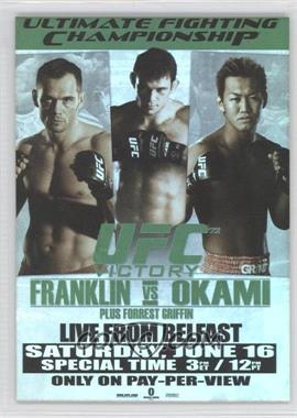 2010 Topps UFC Series 4 - Fight Poster Review #FPR-UFC72 - UFC72 (Rich Franklin, Forrest Griffin, Yushin Okami)