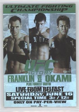 2010 Topps UFC Series 4 - Fight Poster Review #FPR-UFC72 - UFC72 (Rich Franklin, Forrest Griffin, Yushin Okami)