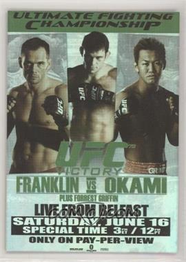 2010 Topps UFC Series 4 - Fight Poster Review #FPR-UFC72 - UFC72 (Rich Franklin, Forrest Griffin, Yushin Okami)