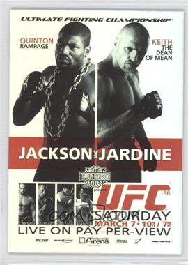 2010 Topps UFC Series 4 - Fight Poster Review #FPR-UFC96 - UFC96 (Quinton "Rampage" Jackson, Keith Jardine)