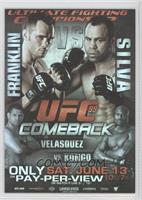 UFC99 (Rich Franklin, Wanderlei Silva, Cain Velasquez, Cheick Kongo)