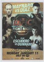 UFN20 (Gray Maynard, Nate Diaz, Efrain Escudero, Evan Dunham)