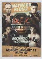 UFN20 (Gray Maynard, Nate Diaz, Efrain Escudero, Evan Dunham)