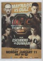 UFN20 (Gray Maynard, Nate Diaz, Efrain Escudero, Evan Dunham)