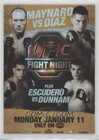 UFN20 (Gray Maynard, Nate Diaz, Efrain Escudero, Evan Dunham)