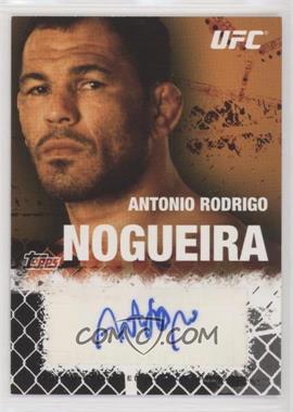 2010 Topps UFC Series 4 - Fighter Autographs - Onyx #FA-AN - Antonio Rodrigo Nogueira /88