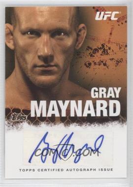 2010 Topps UFC Series 4 - Fighter Autographs #FA-GM - Gray Maynard