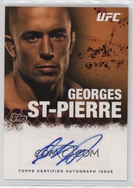 2010 Topps UFC Series 4 - Fighter Autographs #FA-GSP - Georges St-Pierre [EX to NM]