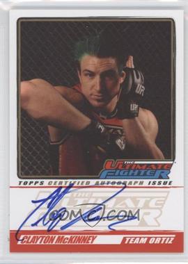 2010 Topps UFC Series 4 - The Ultimate Fighter Autographs #TUF-CM.1 - Clayton McKinney