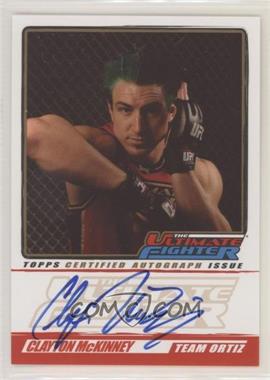 2010 Topps UFC Series 4 - The Ultimate Fighter Autographs #TUF-CM.1 - Clayton McKinney