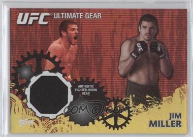 2010 Topps UFC Series 4 - Ultimate Gear Relic - Gold #UG-JM - Jim Miller /188