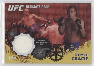2010 Topps UFC Series 4 - Ultimate Gear Relic - Gold #UG-RG - Royce Gracie /188